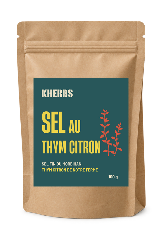 Sel fin au thym citron bio — 100 g