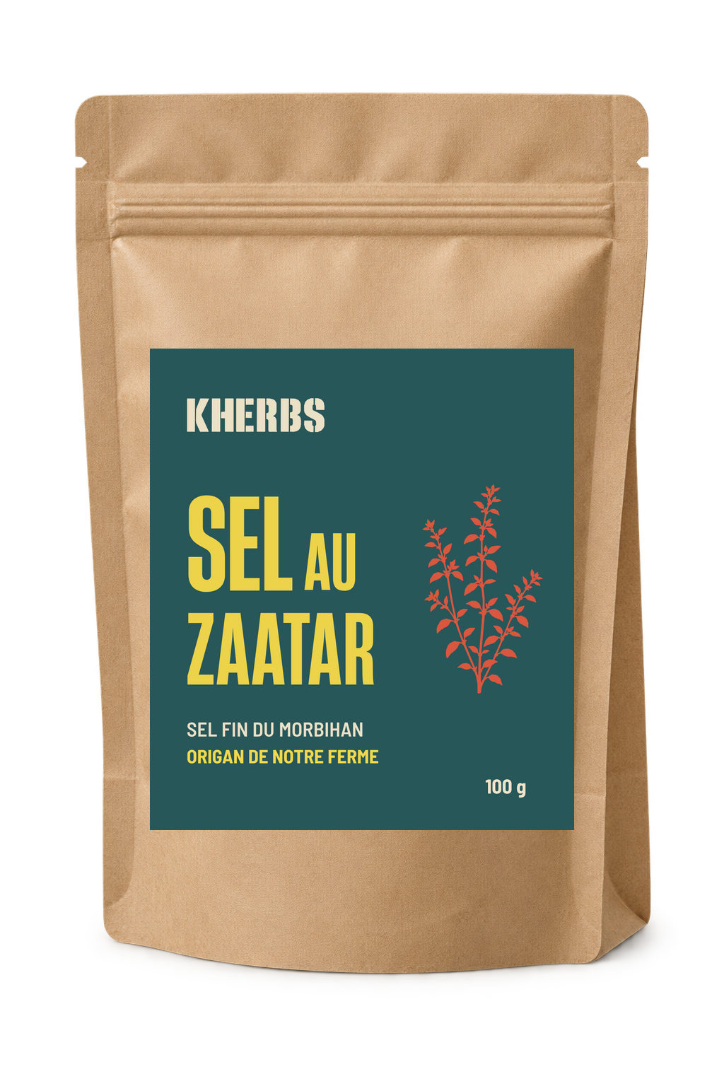 Sel fin au zaatar d’origan bio — 100 g
